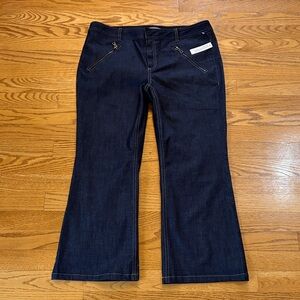 Chelsea28 Midnight Blue Wide Leg Jeans